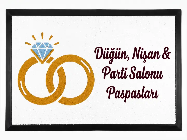 Düğün, Nişan & Parti Salonu paspası